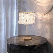 Настольная лампа Eurosvet Sandra 208101 цвет плафона/подвески Белый, цвет арматуры Латунь-2