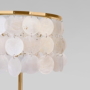 Настольная лампа Eurosvet Sandra 208101 цвет плафона/подвески Белый, цвет арматуры Латунь-1