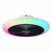 Светильник с вентилятором Eglo SAYULITA 1 35216 цвет плафона/подвески Черный, цвет арматуры Черный-2