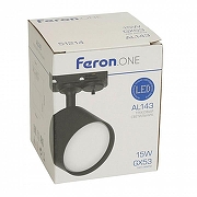 Светильник на штанге Feron 51214 цвет плафона/подвески Черный, цвет арматуры Черный-7