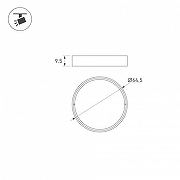 Сотовый фильтр Arlight ARTIFACT 57149 65 мм х 65 мм х 10 мм-1