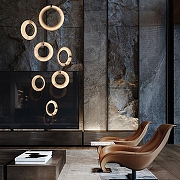 Подвесной светильник Loft it Soho 10410/E цвет плафона/подвески Белый, цвет арматуры Бронза-6