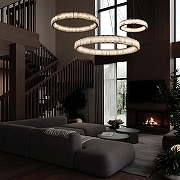 Подвесной светильник Loft it Manhattan 10415/600 цвет плафона/подвески Белый, цвет арматуры Бронза-8