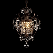 Подвесной светильник Loft it Burlesque 10417 BW цвет плафона/подвески Прозрачный, цвет арматуры Коричневый-6