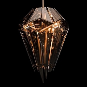 Подвесной светильник Loft it Shard 10432 Smoke цвет плафона/подвески Светло-серый, цвет арматуры Бронза-1