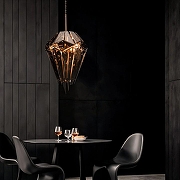 Подвесной светильник Loft it Shard 10432 Smoke цвет плафона/подвески Светло-серый, цвет арматуры Бронза-5