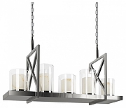 Люстра Loft it Candlebox 10436/1000R цвет плафона/подвески Прозрачный, цвет арматуры Никель