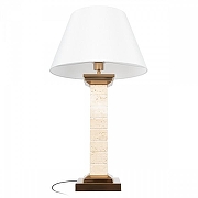 Настольная лампа Loft it Limestone 10442T/A цвет плафона/подвески Белый, цвет арматуры Бежевый, Бронза-1