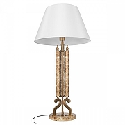 Настольная лампа Loft it Vein 10443T/A цвет плафона/подвески Белый, цвет арматуры Бронза, Коричневый-2