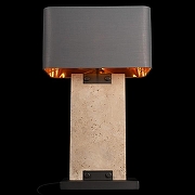 Настольная лампа Loft it Flagstone 10445T/A цвет плафона/подвески Серый, цвет арматуры Графит, Серый-2