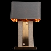 Настольная лампа Loft it Flagstone 10445T/C цвет плафона/подвески Серый, цвет арматуры Бронза, Серый-2