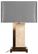 Настольная лампа Loft it Flagstone 10445T/D цвет плафона/подвески Серый, цвет арматуры Бронза, Серый