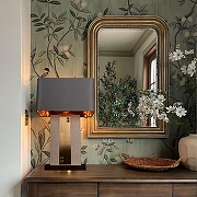 Настольная лампа Loft it Flagstone 10445T/D цвет плафона/подвески Серый, цвет арматуры Бронза, Серый-4