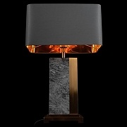 Настольная лампа Loft it Flagstone 10445T/E цвет плафона/подвески Серый, цвет арматуры Бронза, Серый-2