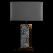 Настольная лампа Loft it Flagstone 10445T/E цвет плафона/подвески Серый, цвет арматуры Бронза, Серый-3