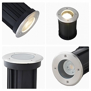 Встраиваемый в дорогу светильник Apeyron Electrics 11-133 цвет плафона/подвески Прозрачный, цвет арматуры Хром-6