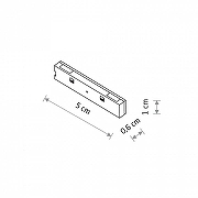 Соединитель линейный для треков Nowodvorski Nano 11734 10 мм х 50 мм х 6 мм-1