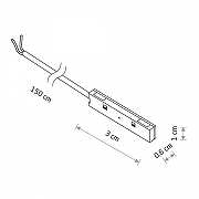 Токопровод концевой Nowodvorski Nano 11736 10 мм х 30 мм х 6 мм-1