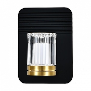 Бра Indigo 14032 14032/A/1W Black цвет плафона/подвески Прозрачный, цвет арматуры Черный-2