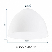 Плафон полимерный Apeyron Electrics 16-39 IP 20-1