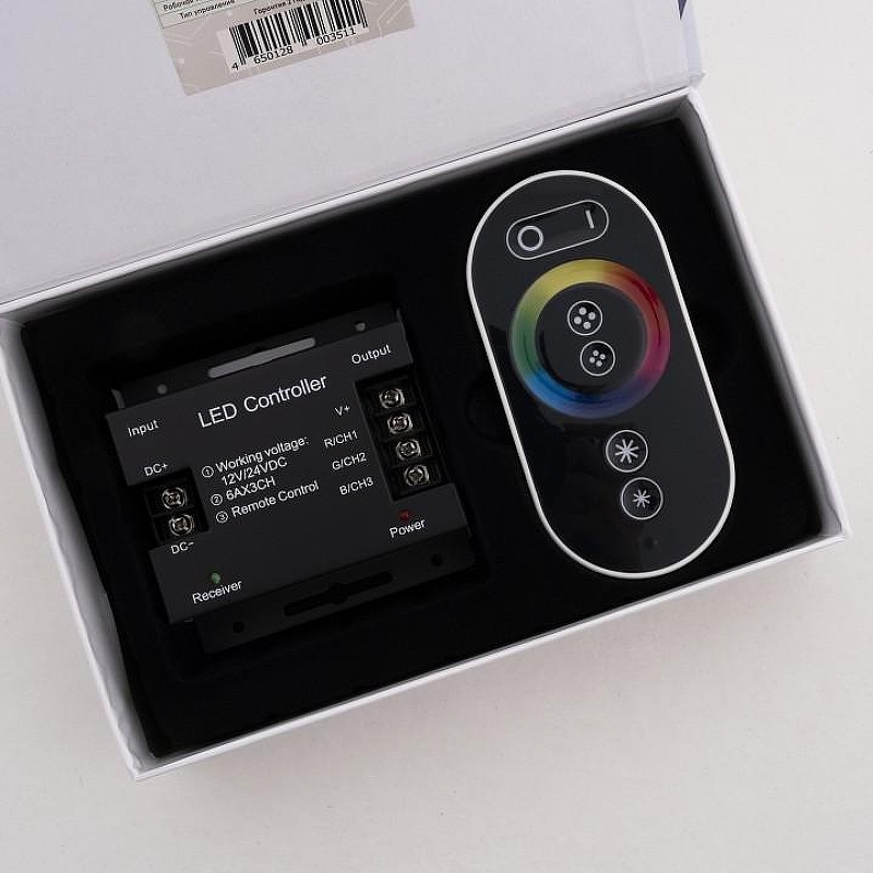 Контроллер-регулятор цвета RGB с пультом ДУ LEDS POWER TH05 3511 