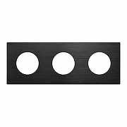 Рамка на 3 поста Arlight PRESTO 43872 82 мм х 224 мм х 2 мм-1