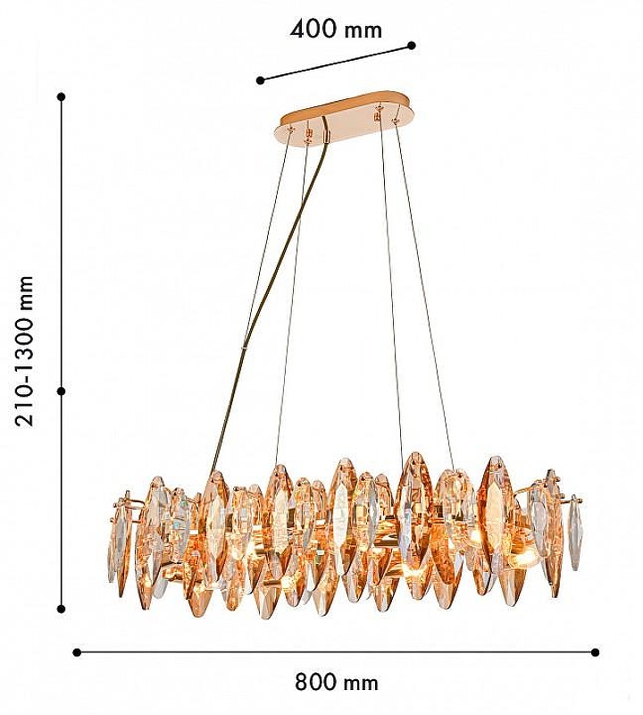 Люстра Favourite Glans 4719-8PC 