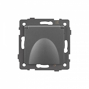 Розетка влагозащищенная с заземлением и со шторкой, без рамки с крышкой Arlight SCT 49836 71 мм х 71 мм х 52 мм-1