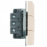 Выключатель трехклавишный без рамки Stekker Эмили 49896 цвет Серый-4