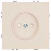 Розетка без заземления и со шторкой без рамки Stekker Эмили 49902 цвет Серый