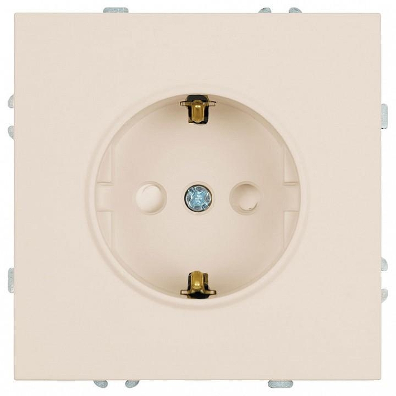 Розетка с заземлением и со шторкой, без рамки Stekker Эмили 49906 