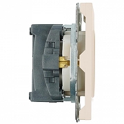 Розетка с заземлением и со шторкой, без рамки Stekker Эмили 49906 цвет Серый-4