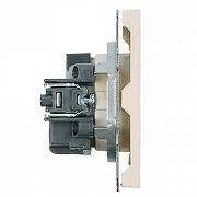 Розетка с заземлением и со шторкой, без рамки Stekker Эмили 49906 цвет Серый-5