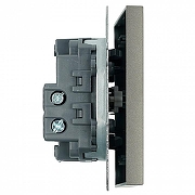 Переключатель одноклавишный без рамки Stekker Эмили 49919 цвет Антрацит-4