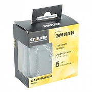 Розетка для вывод кабеля без рамки Stekker Эмили 50221 цвет Черный-2