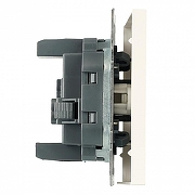 Выключатель одноклавишный без рамки Stekker Эмили 50230 цвет Белый-5