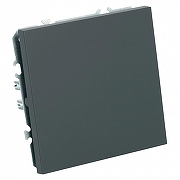 Выключатель одноклавишный без рамки Stekker Эмили 50246 цвет Черный-6