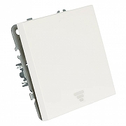 Выключатель двухполюсной самовозвратный без рамки Stekker Эмили 50324 цвет Белый-6