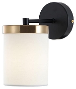 Бра Artelamp Modello A4099AP-1BK цвет плафона/подвески Белый, цвет арматуры Черный