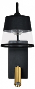 Бра с подсветкой Escada 598 598/1A Black/Brass цвет плафона/подвески Латунь, Черный, цвет арматуры Черный-3