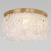 Люстра Eurosvet Sandra 60084/5 цвет плафона/подвески Белый, цвет арматуры Латунь