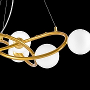 Люстра Lightstar Globo 799063 цвет плафона/подвески Белый, цвет арматуры Золото-3