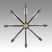 Люстра на штанге Lumion Comfi 8058/8C цвет арматуры Черный-3