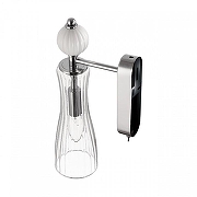 Бра Lumion EMILY 8268/1W цвет плафона/подвески Прозрачный, цвет арматуры Белый, Хром-1