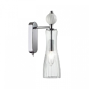 Бра Lumion EMILY 8268/1W цвет плафона/подвески Прозрачный, цвет арматуры Белый, Хром-3