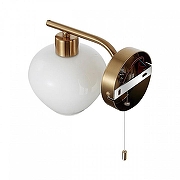 Бра Lumion CARMELA 8278/1W цвет плафона/подвески Белый, цвет арматуры Латунь-1