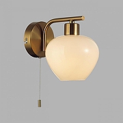 Бра Lumion CARMELA 8278/1W цвет плафона/подвески Белый, цвет арматуры Латунь-2