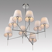 Люстра на штанге Lumion KARMEN 8279/8 цвет плафона/подвески Серый, цвет арматуры Хром-1