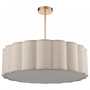 Светильник на штанге Lumion KORTNI 8287/7 цвет плафона/подвески Бежевый, цвет арматуры Золото