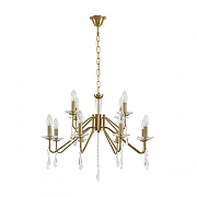 Люстра Lumion SUANA 8319/12 цвет плафона/подвески Прозрачный, цвет арматуры Бежевый-2